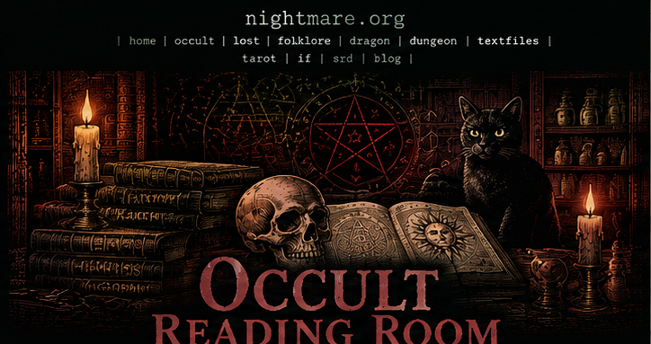 Occult Reading Room at nightmare.org